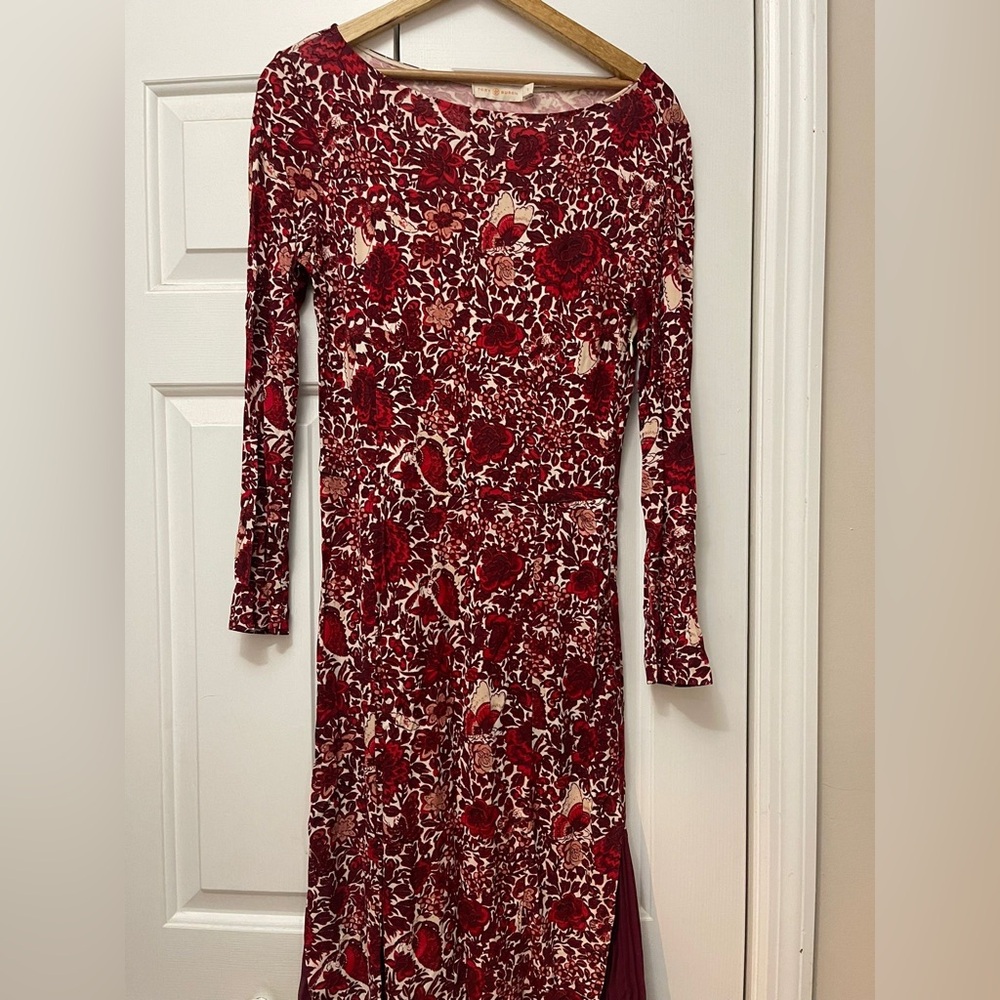 Tory Burch | red floral dress